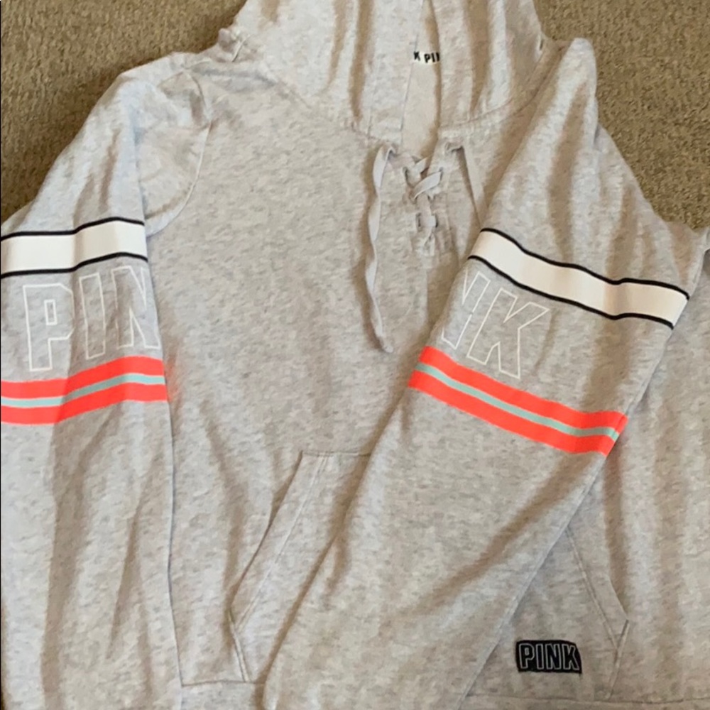 Pink sweat shirt